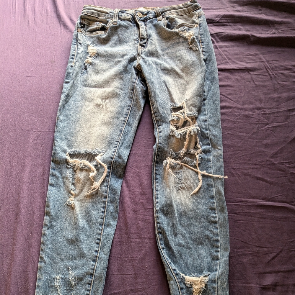 KanCan Distressed Skinny Jeans | Size 7 / 27 - Picture 1 of 4